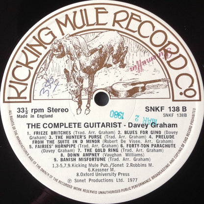Davey Graham* : The Complete Guitarist (LP, Album)