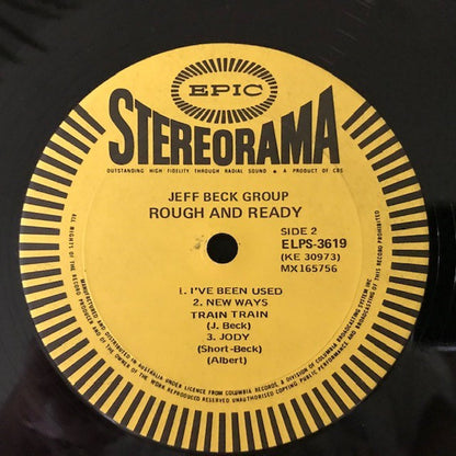 Jeff Beck Group : Rough And Ready (LP, Album, RE)