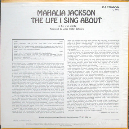 Mahalia Jackson : The Life I Sing About (LP, Comp)
