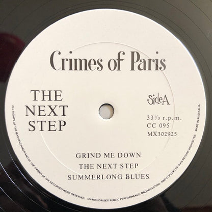 Crimes Of Paris : The Next Step (LP)