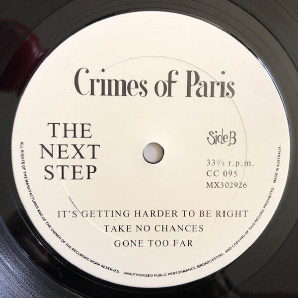 Crimes Of Paris : The Next Step (LP)