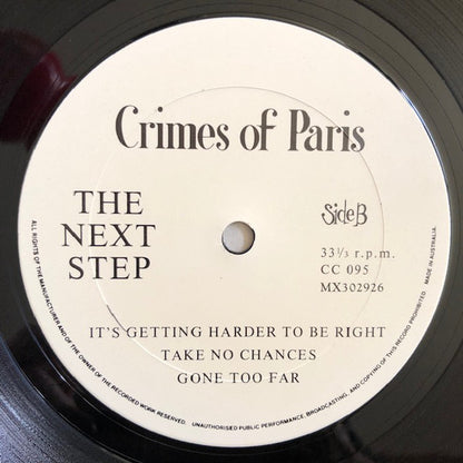 Crimes Of Paris : The Next Step (LP)