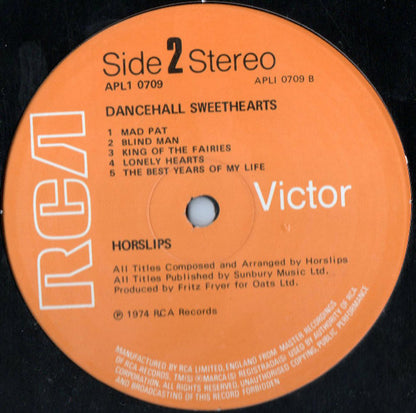 Horslips : Dancehall Sweethearts (LP, Album)