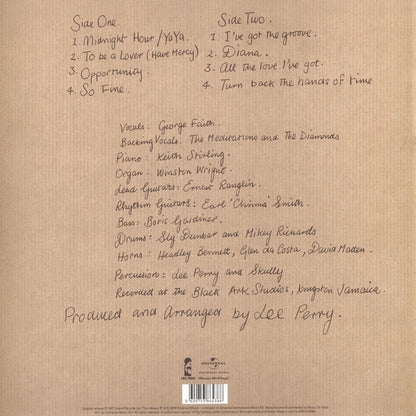 George Faith : To Be A Lover (LP, Album, RE)