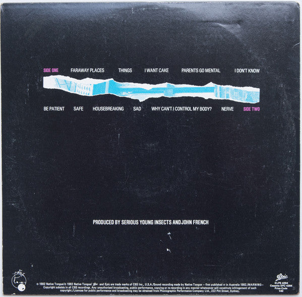 Serious Young Insects : Housebreaking (LP, Album)