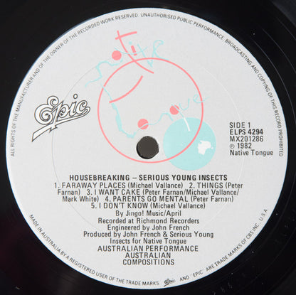 Serious Young Insects : Housebreaking (LP, Album)