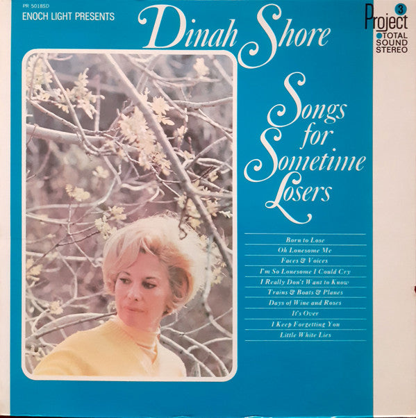 Dinah Shore : Songs For Sometime Losers (LP, Album)