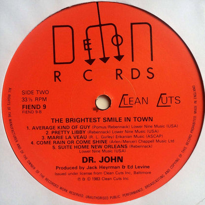 Dr. John : The Brightest Smile In Town (LP, Album)