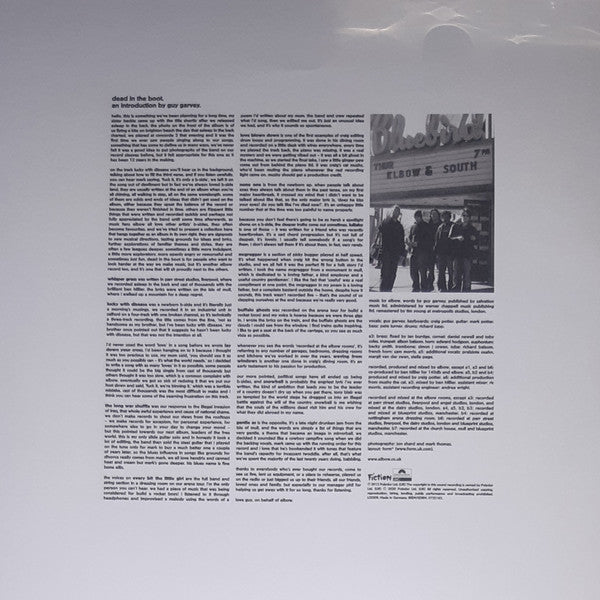 Elbow : Dead In The Boot (LP, Comp, RE, Gat)