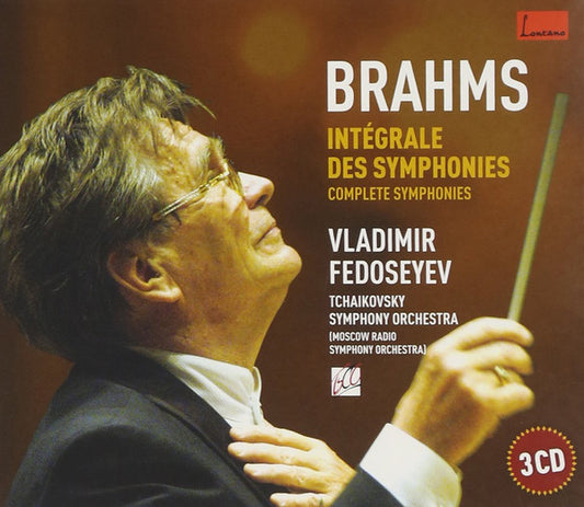 Johannes Brahms, Vladimir Fedoseyev, Tchaikovsky Symphony Orchestra : Intégrale Des Symphonies (3xCD, Album + Box)