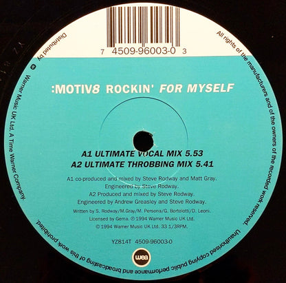 Motiv 8 : Rockin' For Myself (12")