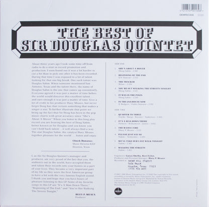 Sir Douglas Quintet : The Best Of Sir Douglas Quintet (LP, Comp, Mono, RE)