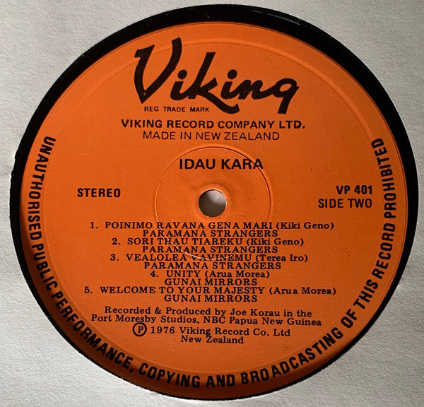 Various : Idau Kara (LP, Album)