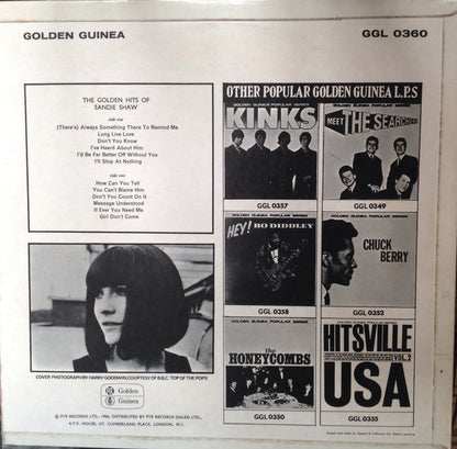 Sandie Shaw : The Golden Hits Of Sandie Shaw (LP, Comp)
