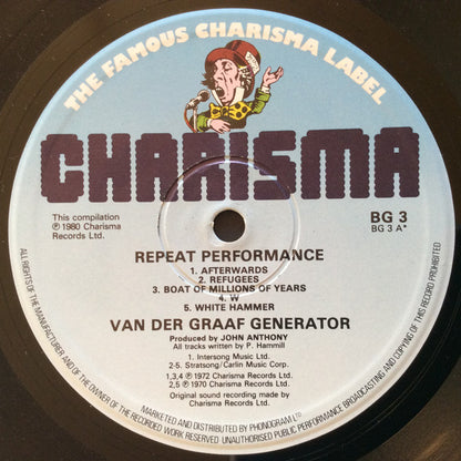 Van Der Graaf Generator : Repeat Performance (LP, Comp)