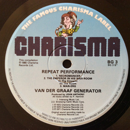 Van Der Graaf Generator : Repeat Performance (LP, Comp)