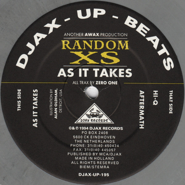 Random XS : As It Takes (12", Gre)