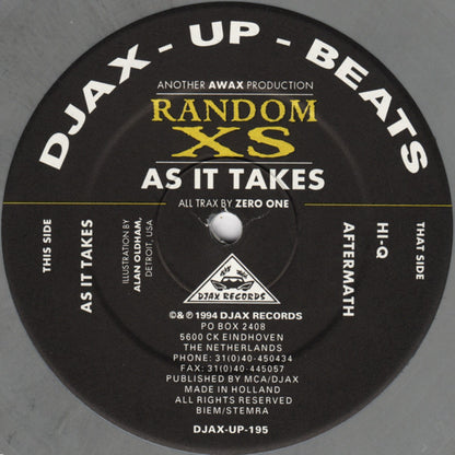 Random XS : As It Takes (12", Gre)