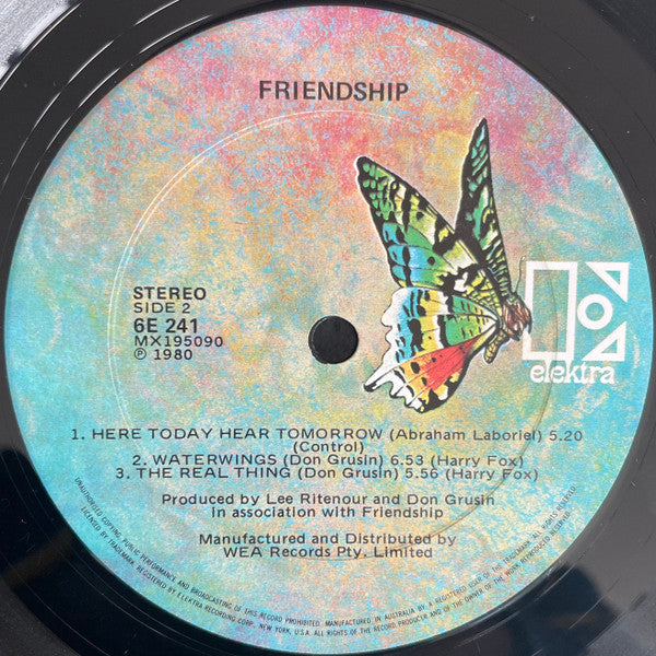 Friendship (3) : Friendship (LP, Album)