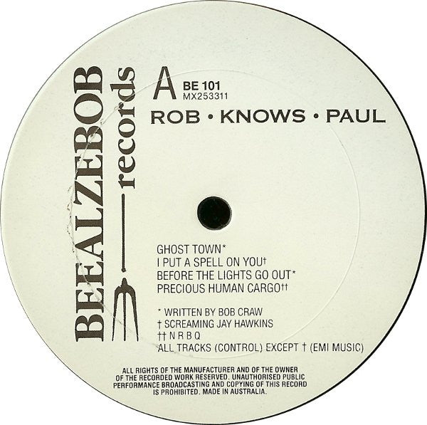 Rob Craw And Paul Thomas (9) : Rob Knows Paul (LP, Album)