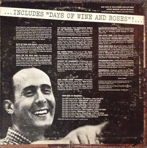 Henry Mancini : Our Man In Hollywood (LP, Album)