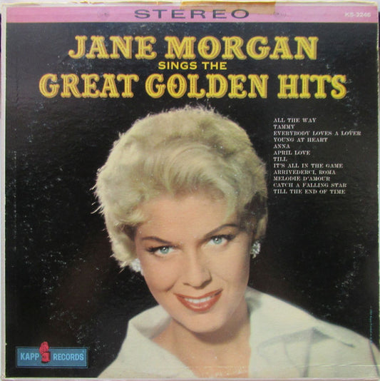 Jane Morgan : Jane Morgan Sings The Great Golden Hits (LP, Album)
