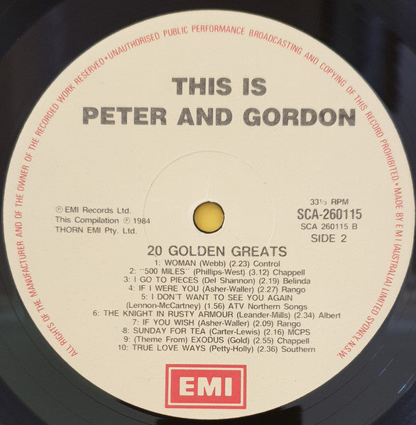 Peter & Gordon : This Is Peter And Gordon (LP, Comp)