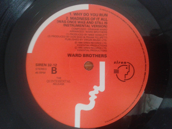 The Ward Brothers : Why Do You Run? (12")