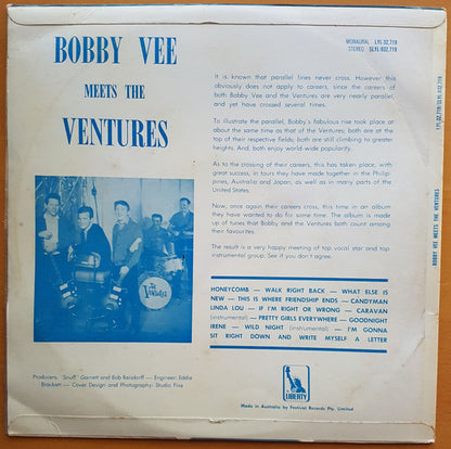 Bobby Vee Meets The Ventures : Bobby Vee Meets The Ventures (LP, Album, Mono)