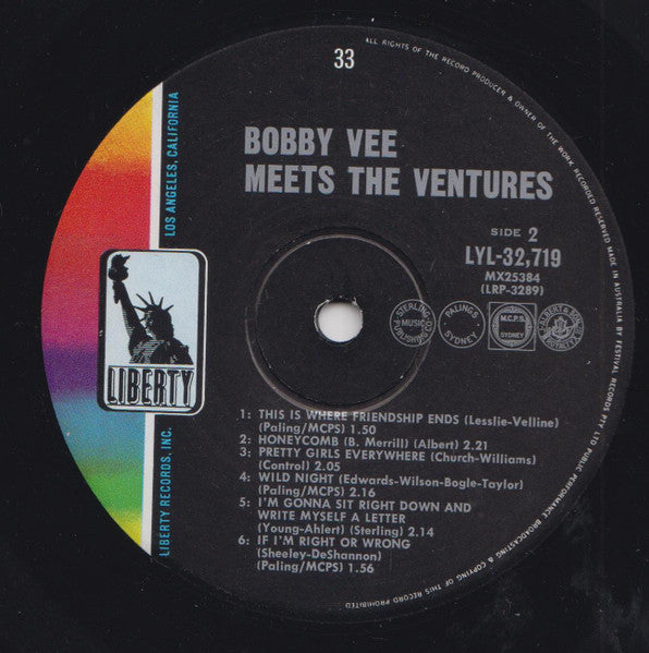 Bobby Vee Meets The Ventures : Bobby Vee Meets The Ventures (LP, Album, Mono)
