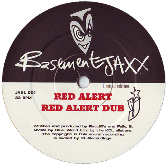Basement Jaxx : Red Alert / Yo Yo (12", Ltd)
