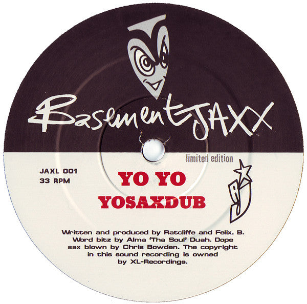 Basement Jaxx : Red Alert / Yo Yo (12", Ltd)