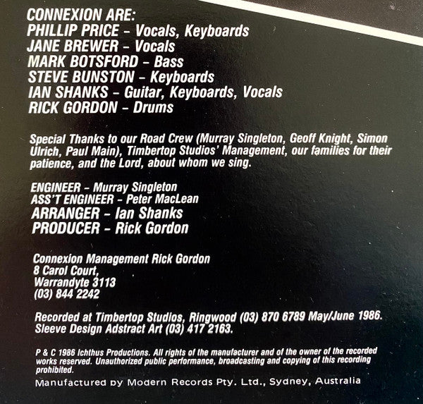 Connexion (11) : Connexion (LP, Album)