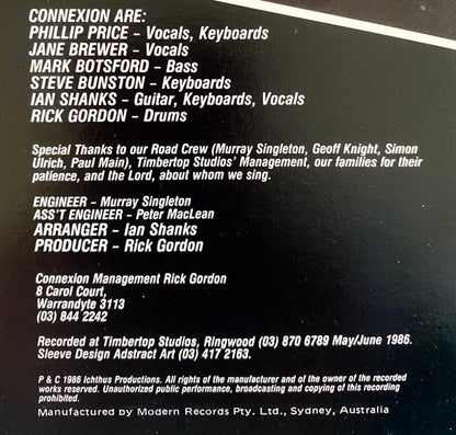 Connexion (11) : Connexion (LP, Album)