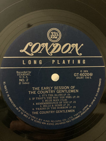 The Country Gentlemen : The Early Session Of The Country Gentlemen (LP)