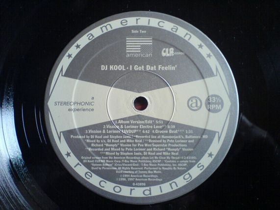 DJ Kool : I Got Dat Feelin' (Remix) (12")