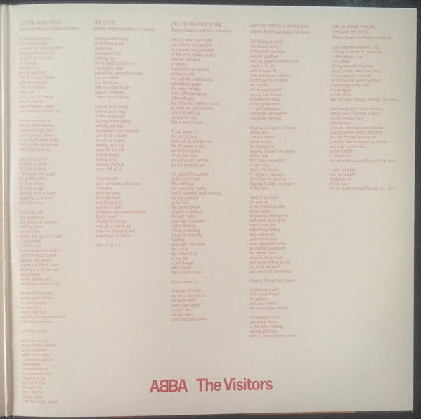 ABBA : The Visitors (LP, Album, Gat)