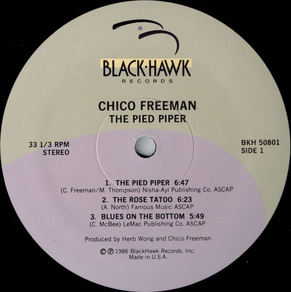 Chico Freeman : The Pied Piper (LP, Album)