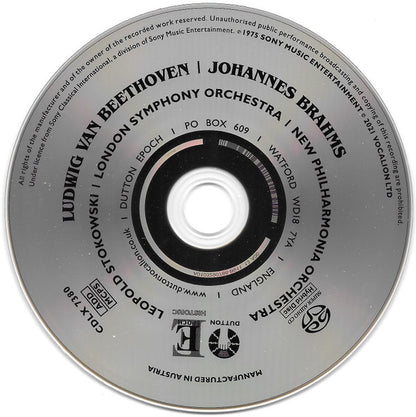 Leopold Stokowski Conducts London Symphony Orchestra, Ludwig van Beethoven, New Philharmonia Orchestra, Johannes Brahms : Stokowski Conducts Beethoven Symphony No. 3 "Eroica" & Brahms Academic Festival Overture (SACD, Hybrid, Multichannel, Comp, Quad, RM)