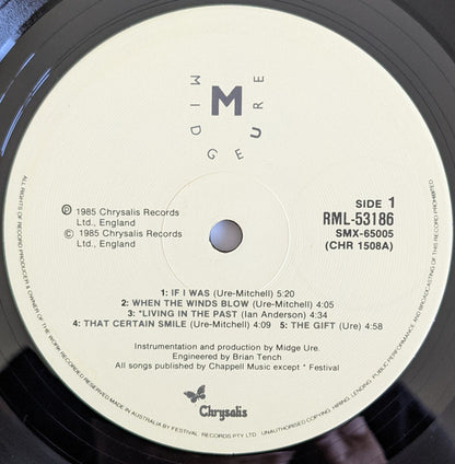 Midge Ure : The Gift (LP, Album, S/Edition, Bon)