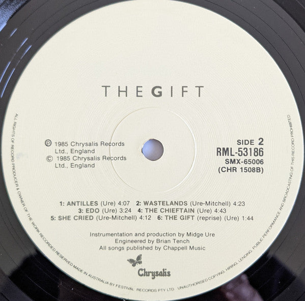 Midge Ure : The Gift (LP, Album, S/Edition, Bon)