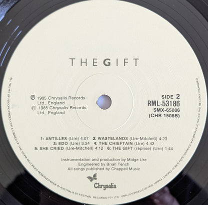 Midge Ure : The Gift (LP, Album, S/Edition, Bon)