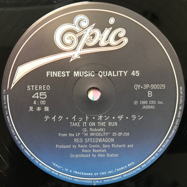 Stanley Clarke/George Duke / REO Speedwagon : Sweet Baby / Take It On The Run (12", Promo)