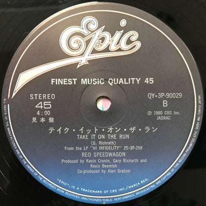 Stanley Clarke/George Duke / REO Speedwagon : Sweet Baby / Take It On The Run (12", Promo)
