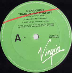 China Crisis : Tragedy & Mystery (12")