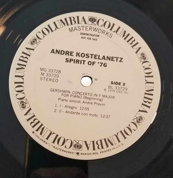 André Kostelanetz : Spirit Of '76 (2xLP, Comp, Promo, Gat)