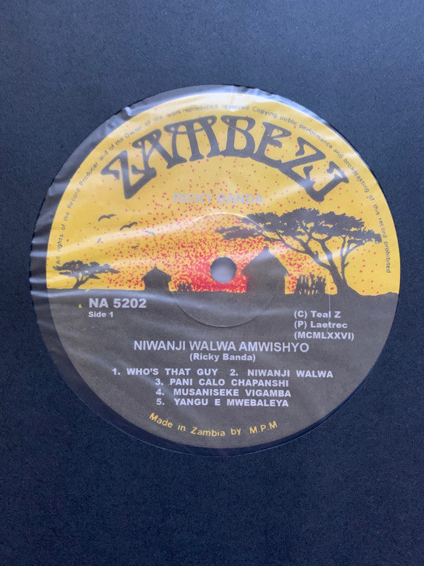 Ricky Banda : Niwanji Walwa Amwishyo (LP, Album, RE)