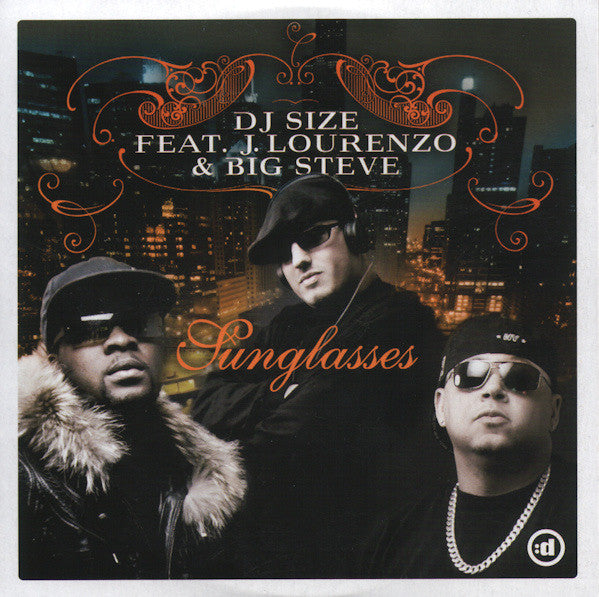 DJ Size feat. J. Lourenzo & Big Steve (3) : Sunglasses (CD, Single, Promo)