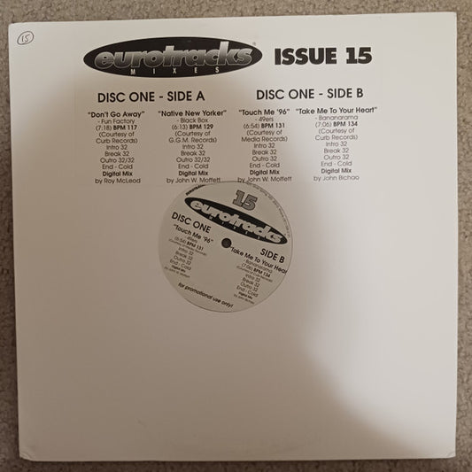 Various : Eurotracks Mixes Issue Fifteen (15) (2x12", Promo)