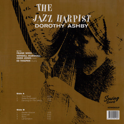 Dorothy Ashby : The Jazz Harpist (LP, Album, Ltd, RE)